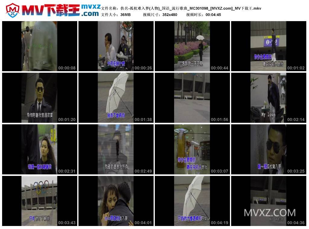 佚名-孤枕难入梦(人物)_国语_流行歌曲_MC301098
